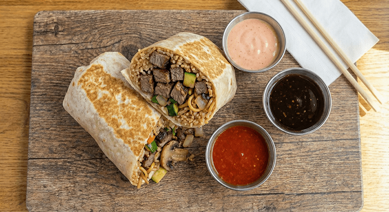Hibachi Steak Burrito